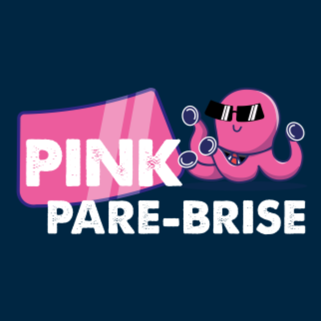 Logo Pink Pare-Brise - Orange